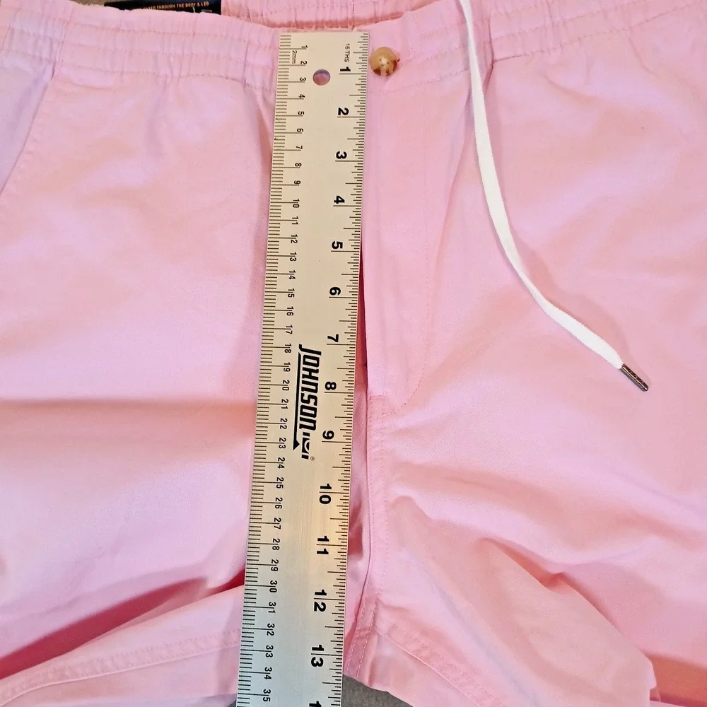 POLO RALPH LAUREN Men's Stretch Classic-Fit Polo Chino Pants Pink Size XL